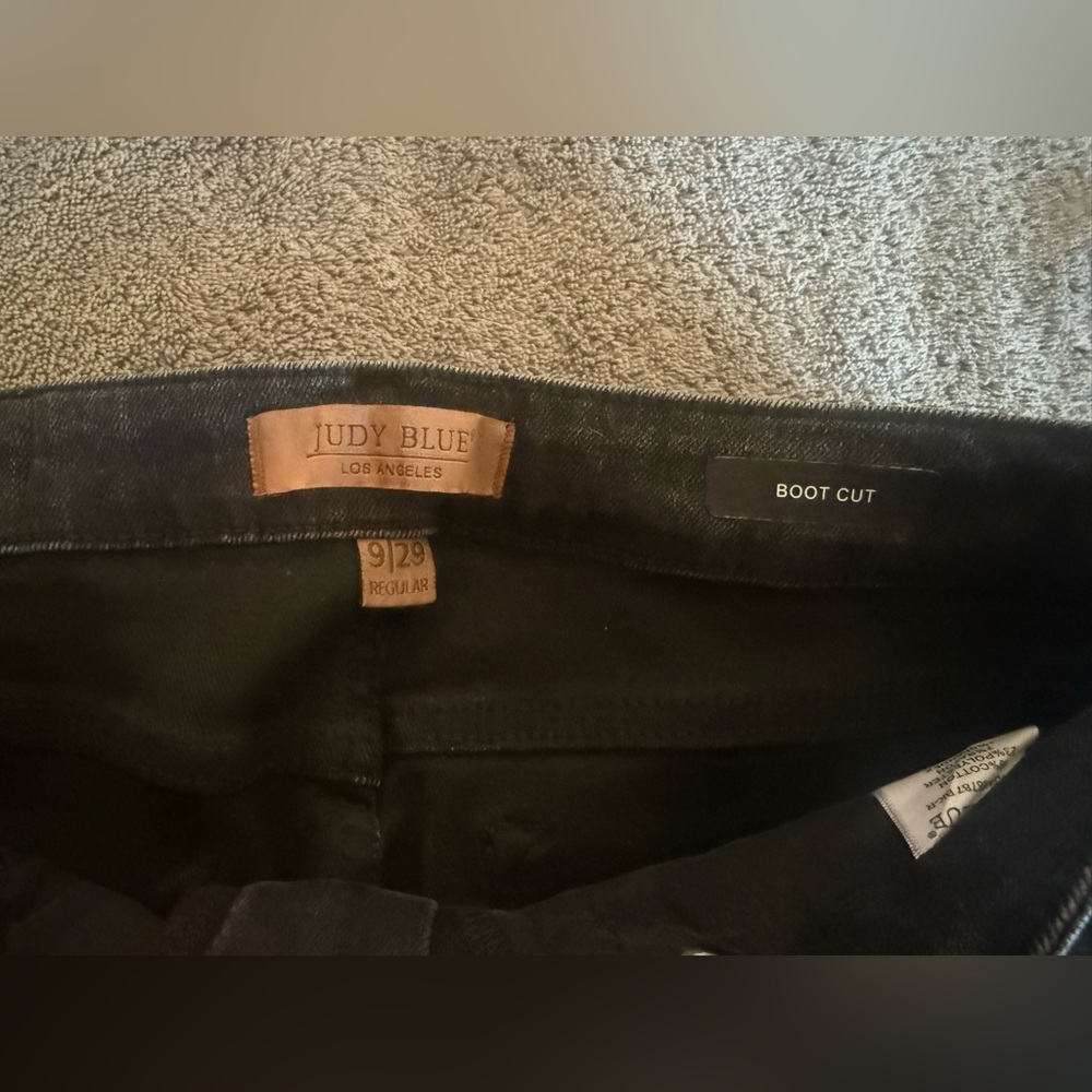 Judy Blue Faded Black Bootcut Jeans Size 9/29 - Picture 2 of 4